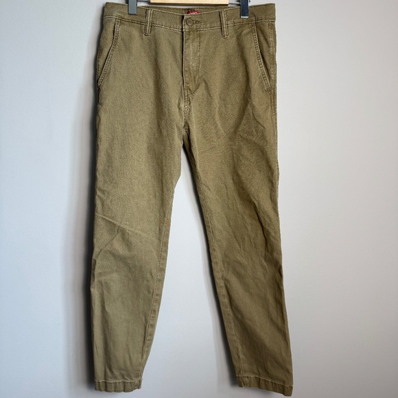 Levi's XX Chino Men's Standard Taper Casual Khaki Twill Pant Tan Size 32 Comfort - Picture 1 of 15